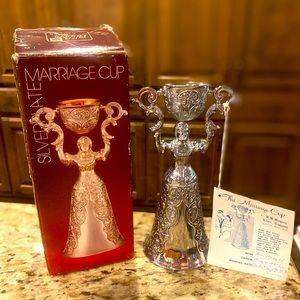 Silver plated Traditional Bridal Toasting Goblet